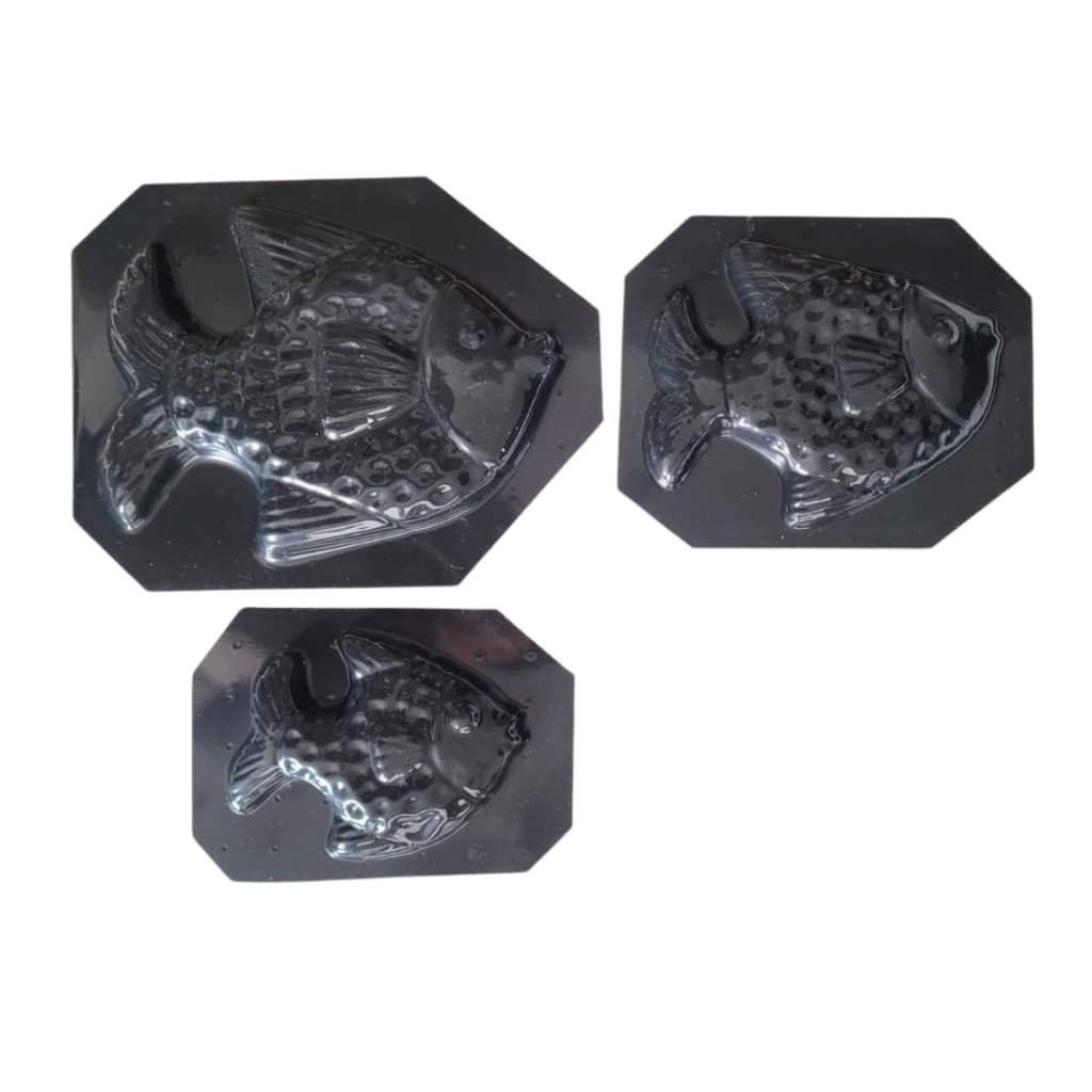Formas de Gesso Peixes Kit com 3 Artesanato Decoração
