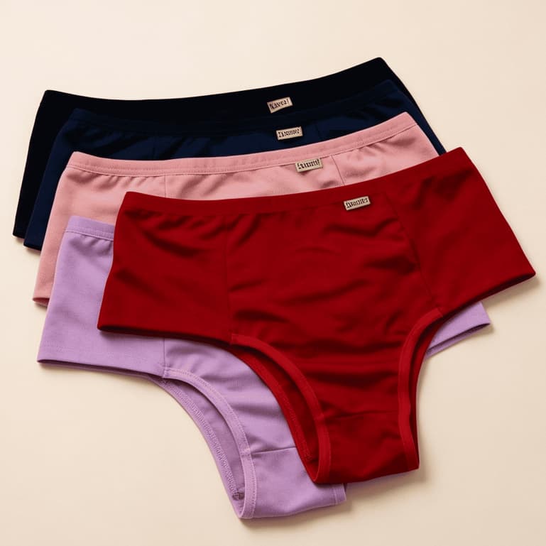 kit 6 Calcinha Pala Dupla Alta Sustentação Reduz Medidas Cinta Cós Alto Anti-Marcas Para Vestido