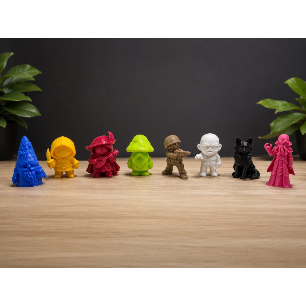 Kit Rpg Miniaturas 3d Com Marcadores De Iniciativa + Caixas