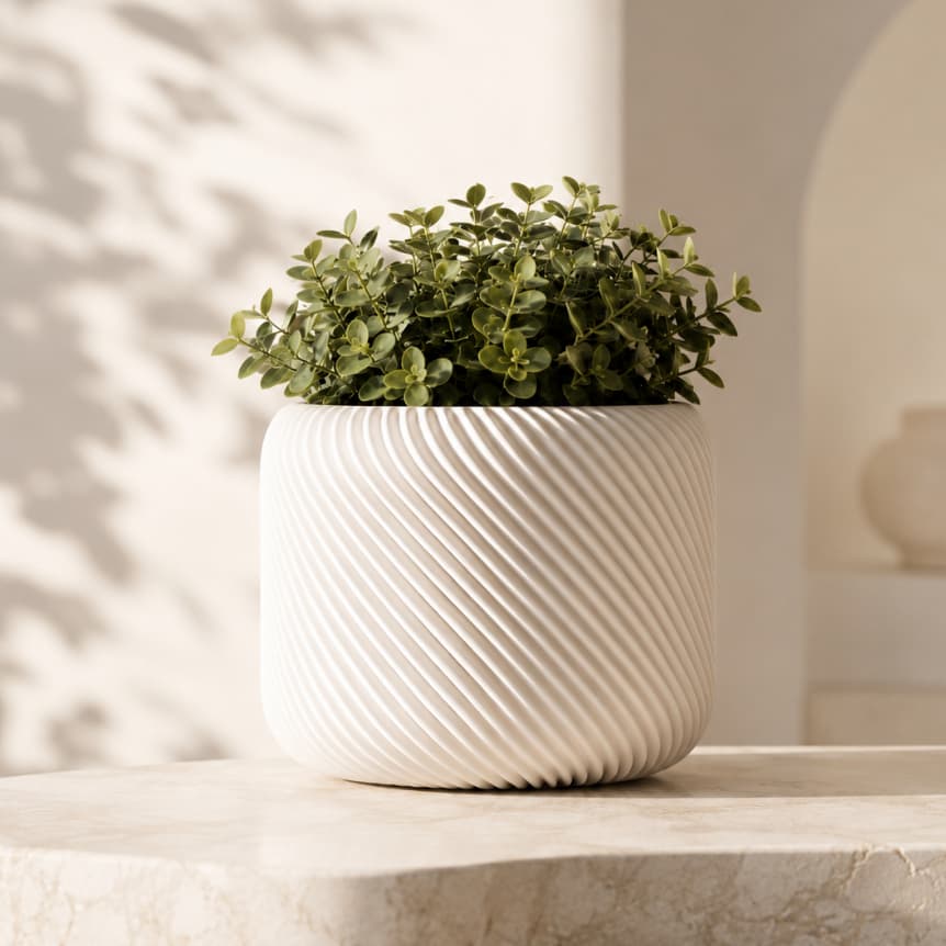 Vaso Decorativo Elegante Moderno Minimalista Vasinho Plantas pequenas artificiais