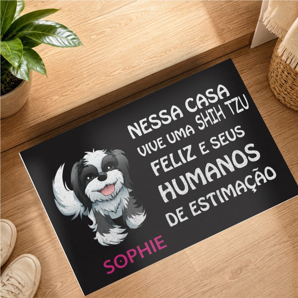 Tapete Capacho Shih -  tzu - CA 010208