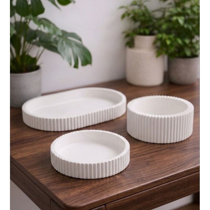 Bandeja Organizadora Escandinava Decoração Minimalista Organização Design Moderno Porta Joias Perfume Mesa Luxo peve