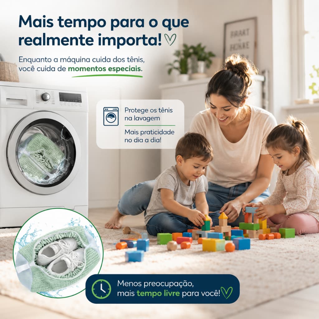 Saco Protetor Para Sapato Maquina de Lavar