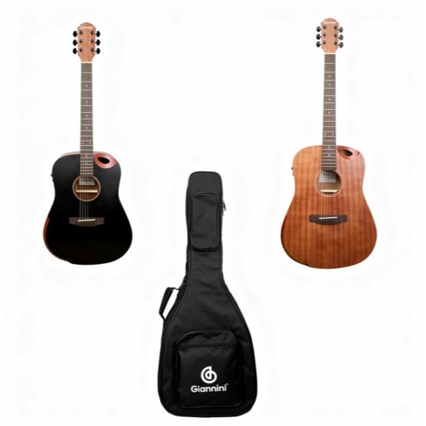 Violão Eletroacústico Giannini Acoustik Com Efeitos Gdh Cfx C/Capa