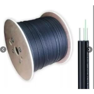 Cabo Fibra Drop Óptico 350 metros  Mini Drop  pronto pra uso com conectores.