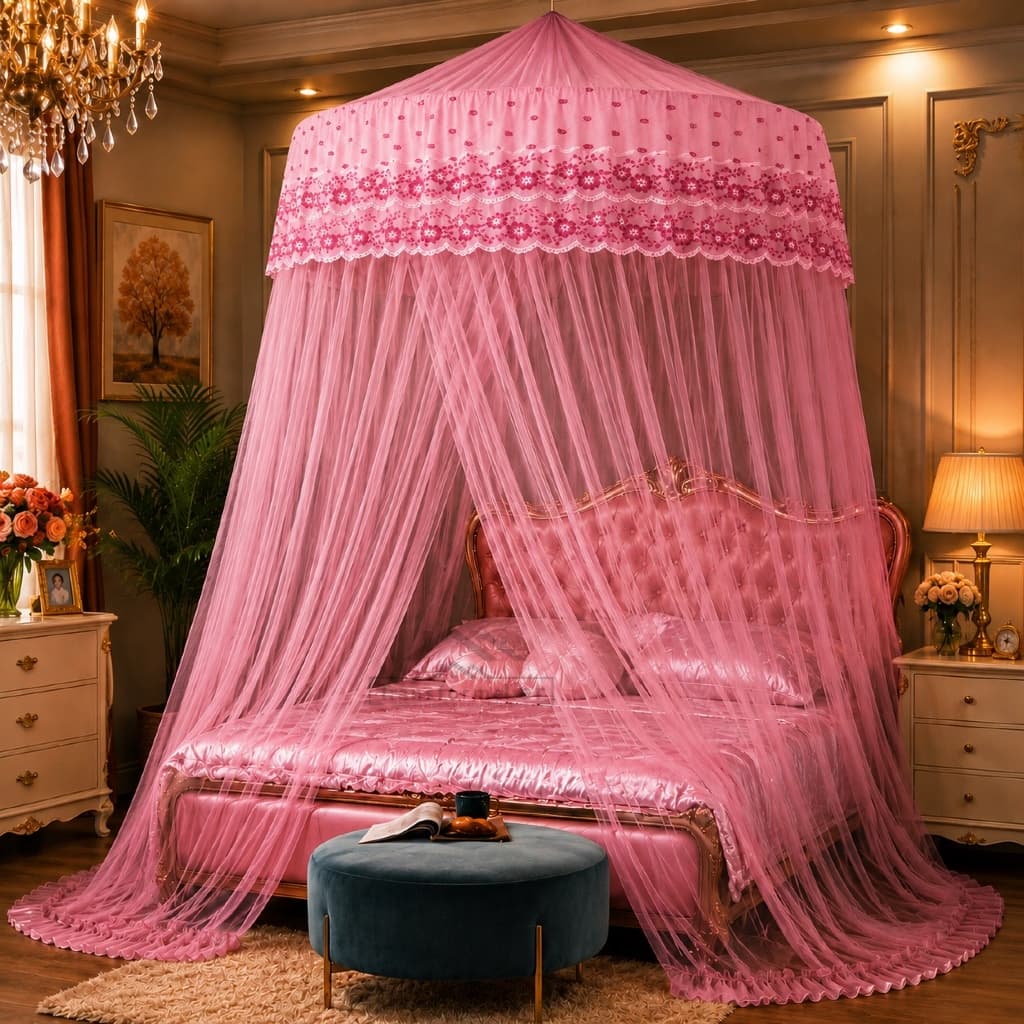 Mosquiteiro Teto Casal Gigante Box queen Super King Com Abertura Lateral 14M