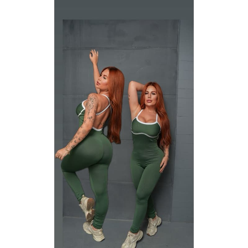 Macacão Feminino Fitness Para Academia Crosfit Treino