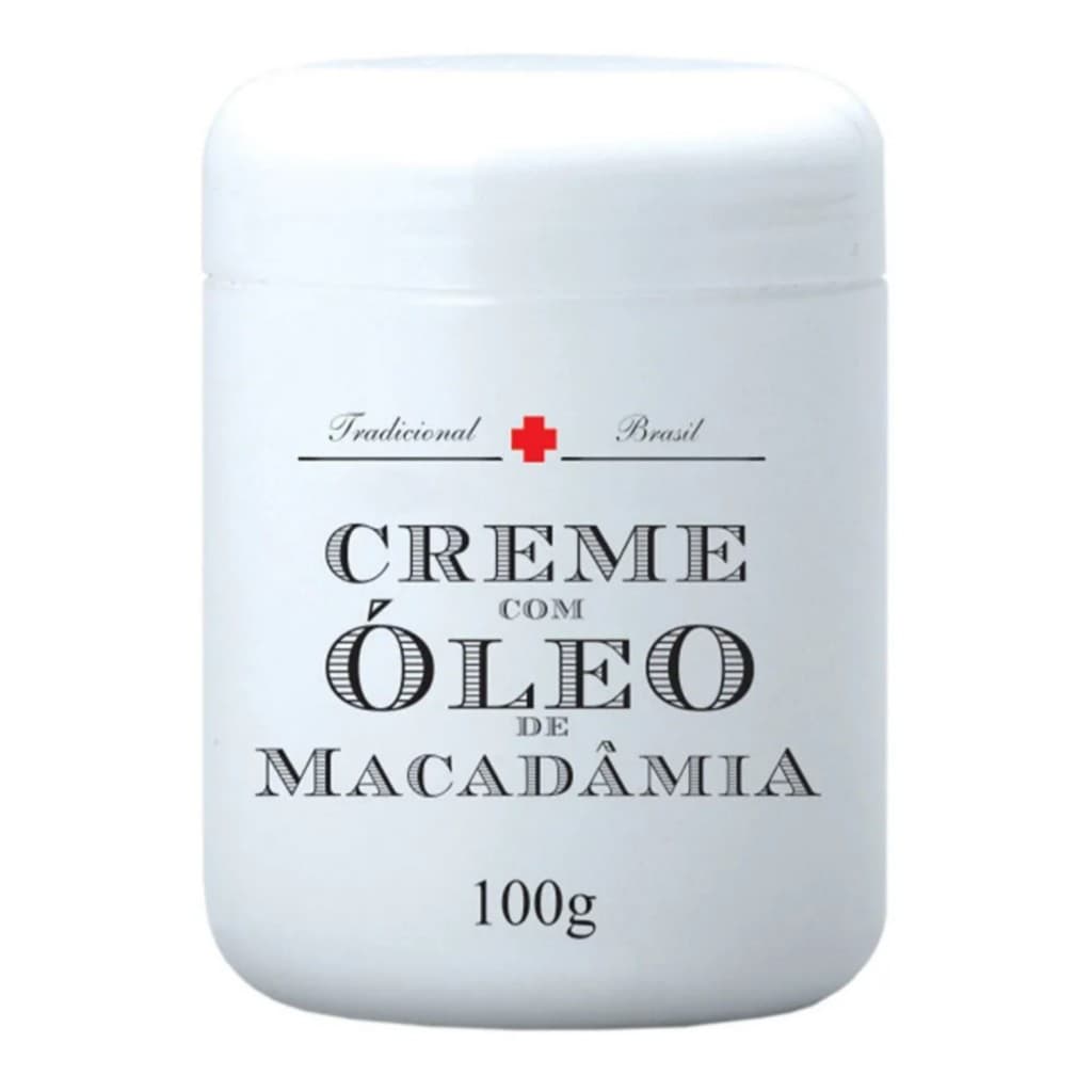 Creme Hidratante Facial e Corporal com óleo de macadamia e protetor solar  Facial 100g