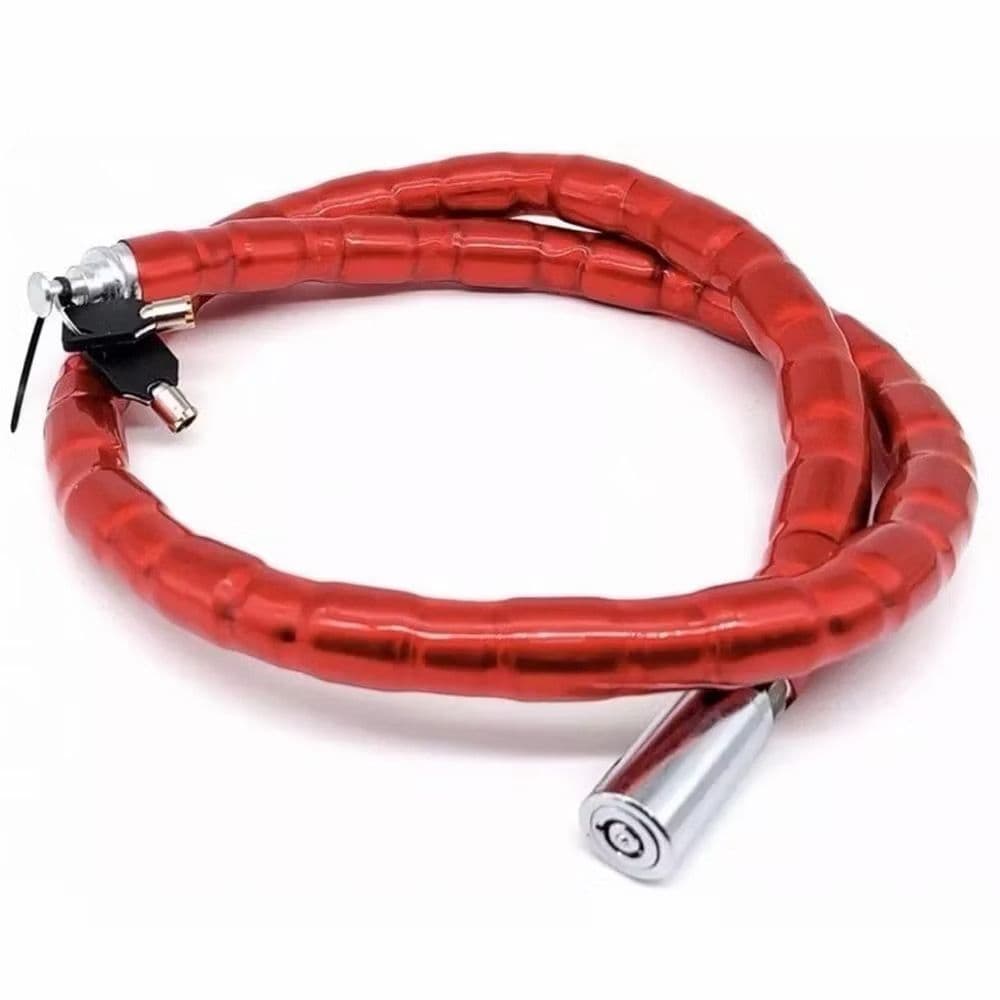 Antifurto Trava Grossa Cadeado Para Moto Bicicleta Bike Capacete Portão Porta Corrente Segurança Antifurto Trava Grossa