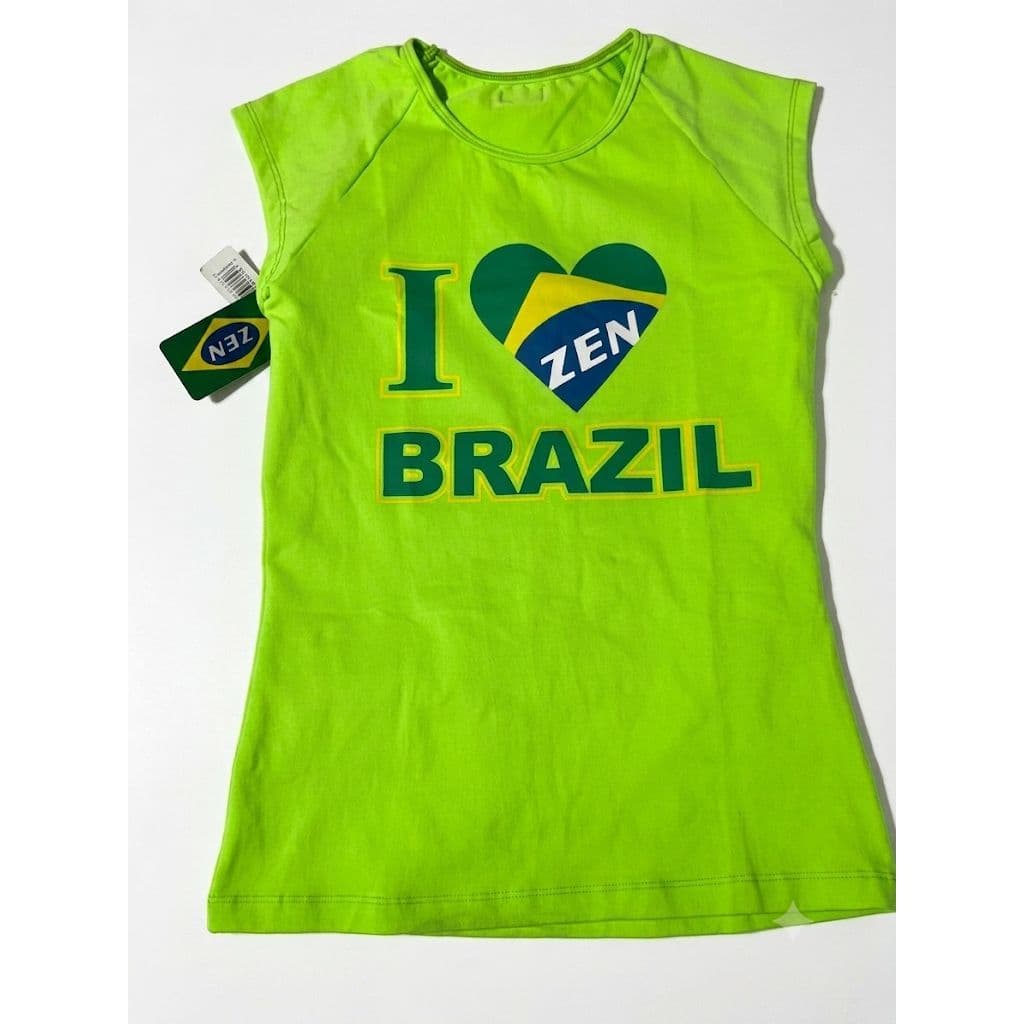 Camiseta Feminina Coton Brasil Verde 2026 Torcida l Tamanho P