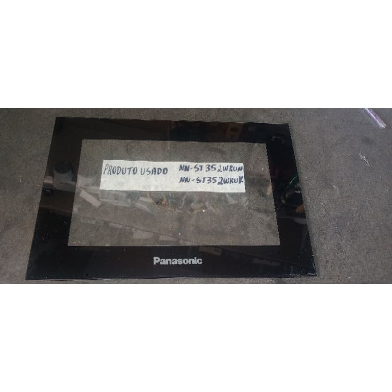 Vidro para Porta Microondas Panasonic NN-ST352WRUN e NN-ST352WRUK (LER DESCRIÇÃO)