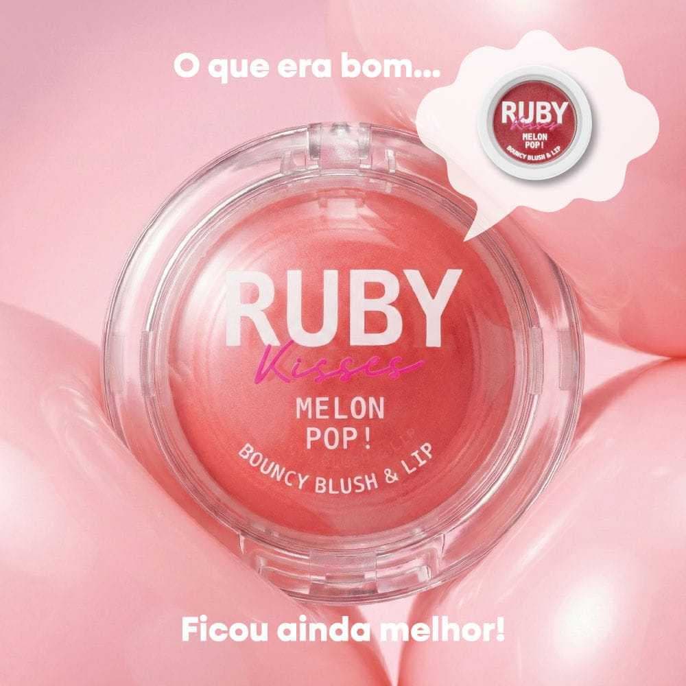 BLUSH CREMOSO RUBY KISSES ESCOLHA SUA COR