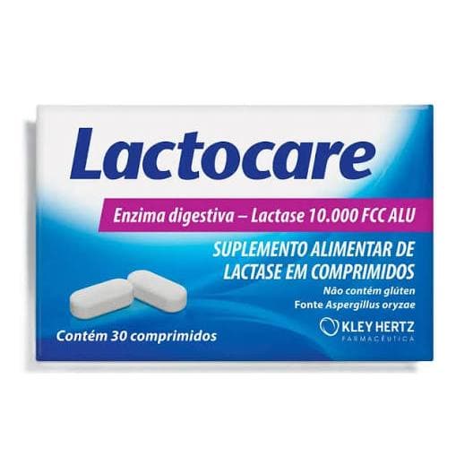 Lactocare Enzima Digestiva Lactase Tolerancia A Lactose 30cp Original