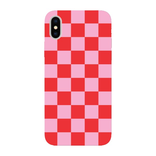 Capinha para iPhone X Anti Impacto Fashion - QUADRICULADA COLOR MIX