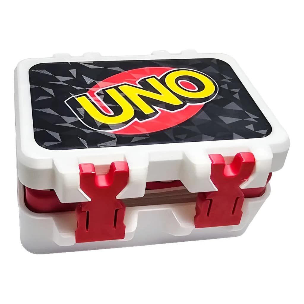 Caixa Box para Uno Baralho Case Jogo Uno Box Proteção Organizador