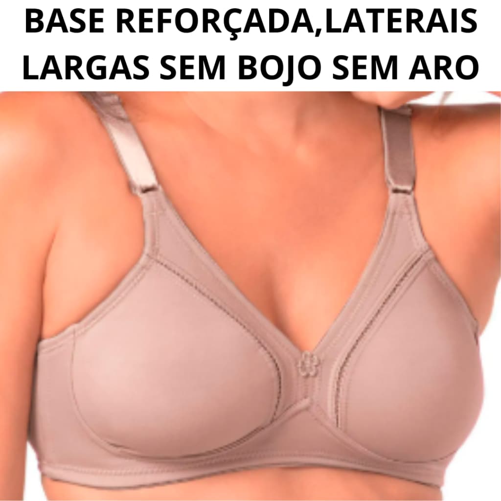 Sutia gallard Control Demillus sem espuma sem aro base reforçada