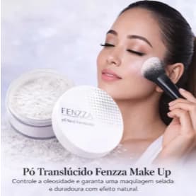Pó Facial Translúcido Fenzza Fixador E Finalizador De Make