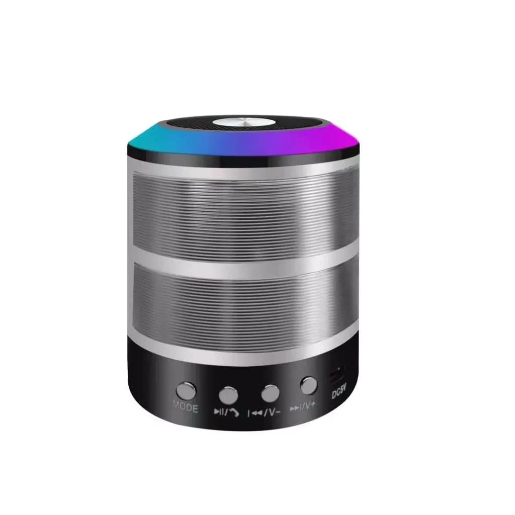 【Brasil Spot Sale】Caixa de Som Bluetooth Portátil WS-887 Rádio FM Suporta Cartão Micro SD Mini