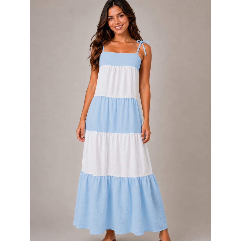 Vestido Longo Branco Feminino de Alça | Vestido Solto Verão | Vestido Branco Ano Novo, Praia e Festa