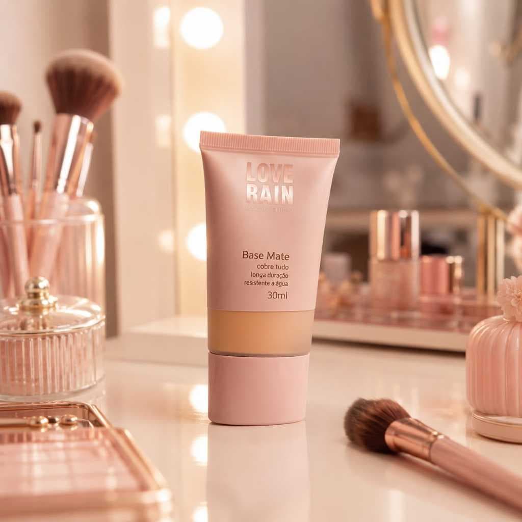 Base mate Love Rain 30ml Cobre Tudo CORES 01&05