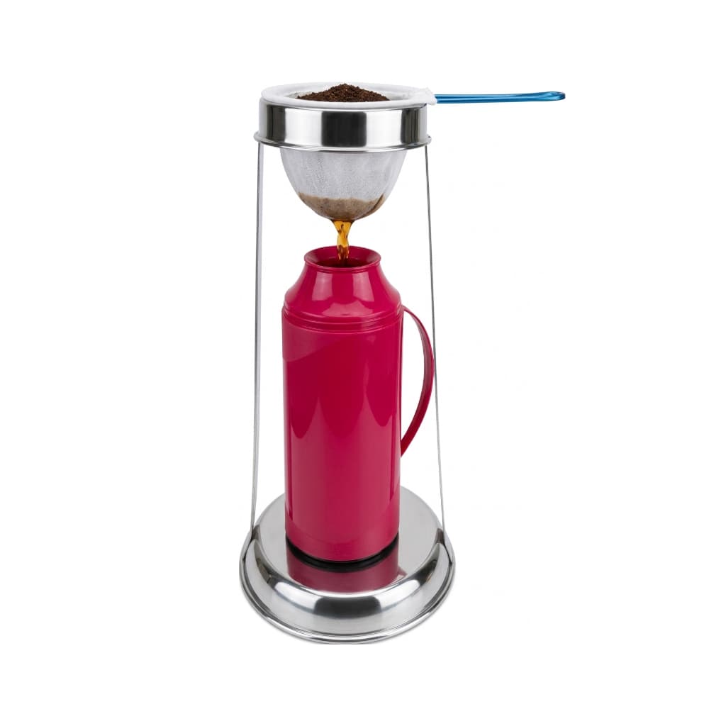 Passador De Café 43CM Tradicional Em Alumínio com filtro Coador De Pano grátis