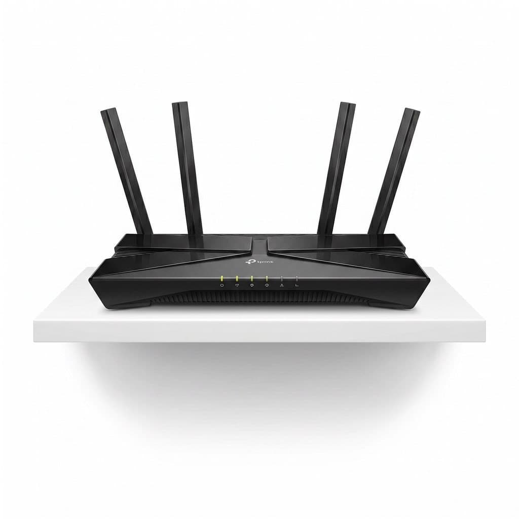Suporte Para Roteador E Modem Prateleira De Parede Em Mdf