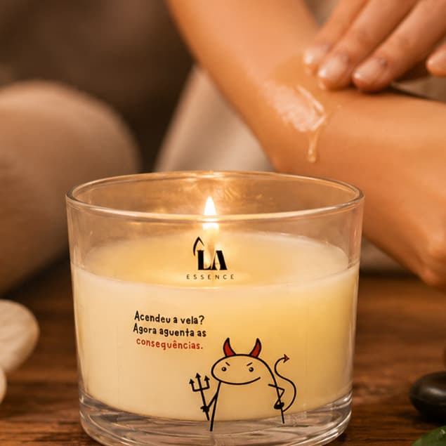 Vela De Massagem Corporal Hidratante Perfumado Presente Namorados 100g