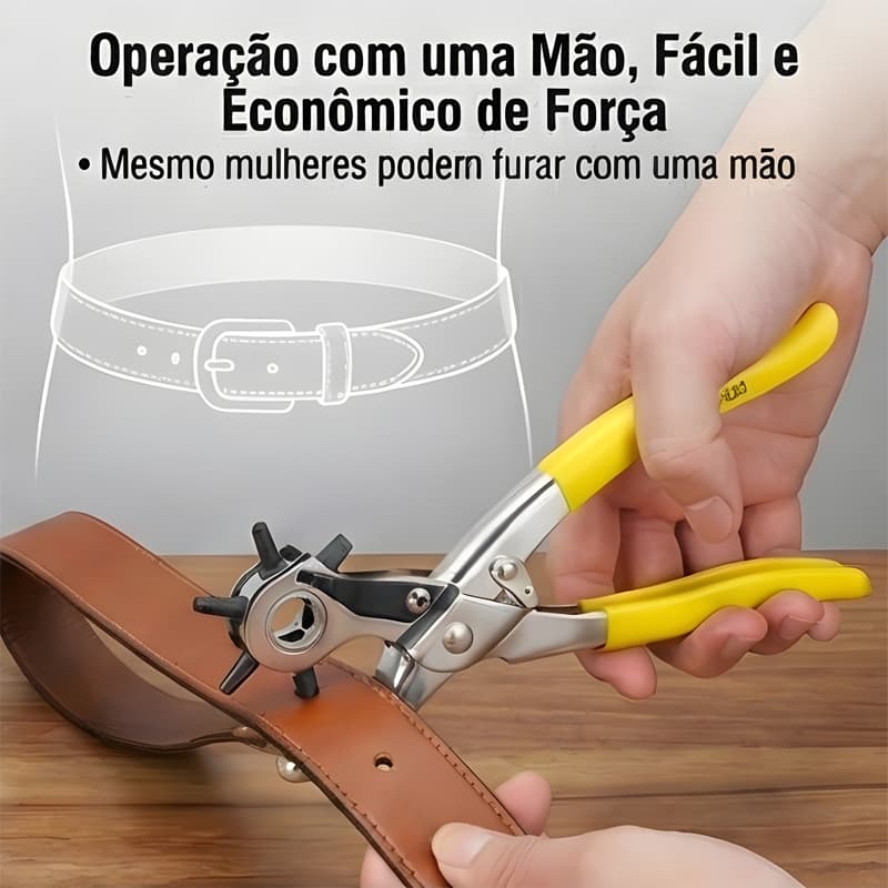 Furador De Couro De Ferramenta Alicate Universal Para Cintos/Colares/Sapatos Sem Esforço DIY Artesanato E Reparo