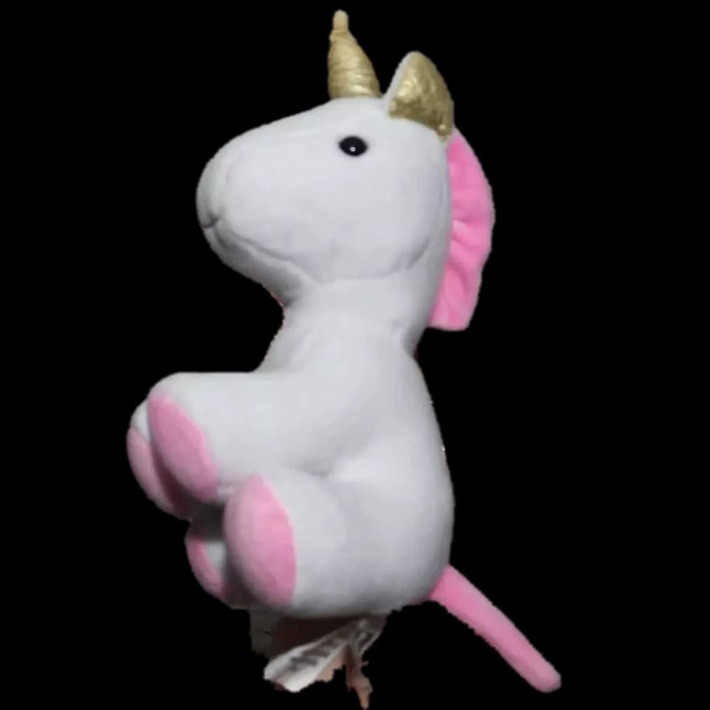 Gato Mia Brasil Cacau Unicórnio Pelúcia Rosa