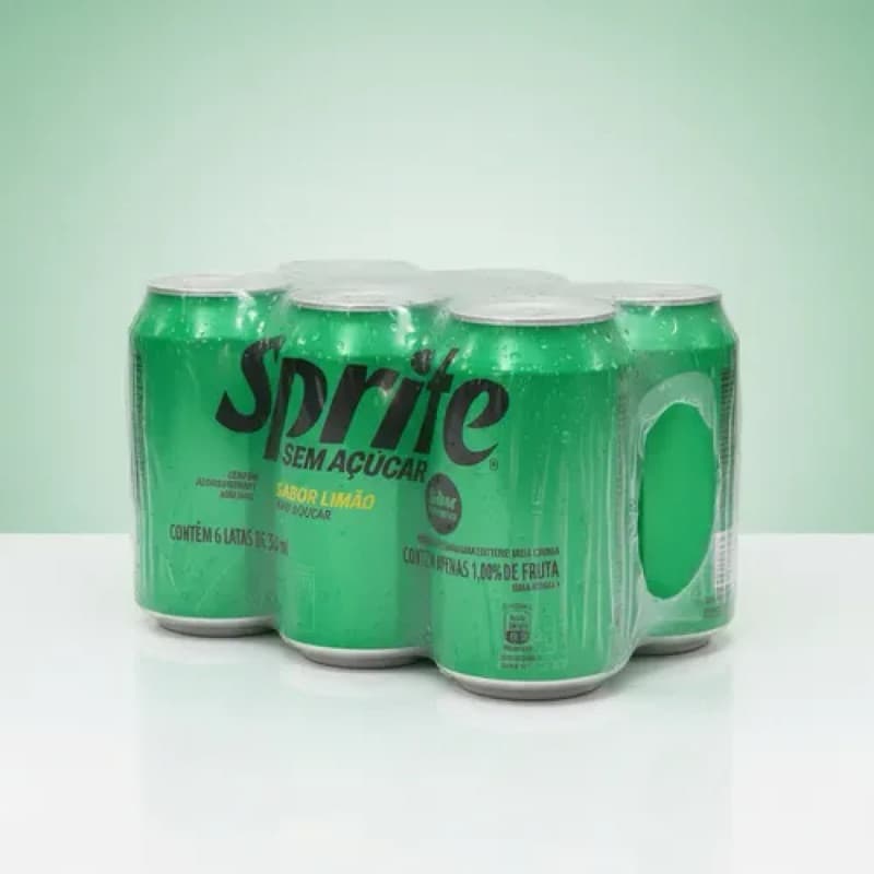 GRADE COM 6 LATAS DE SPRITE ZERO 350ML