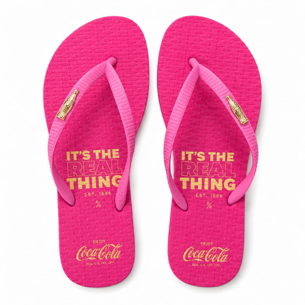 Chinelo Coca Cola Feminino Enjoy Glow Cc4744
