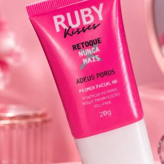Primer Facial HD Ruby Kisses Adeus Poros Retoque Nunca Mais Efeito Matte