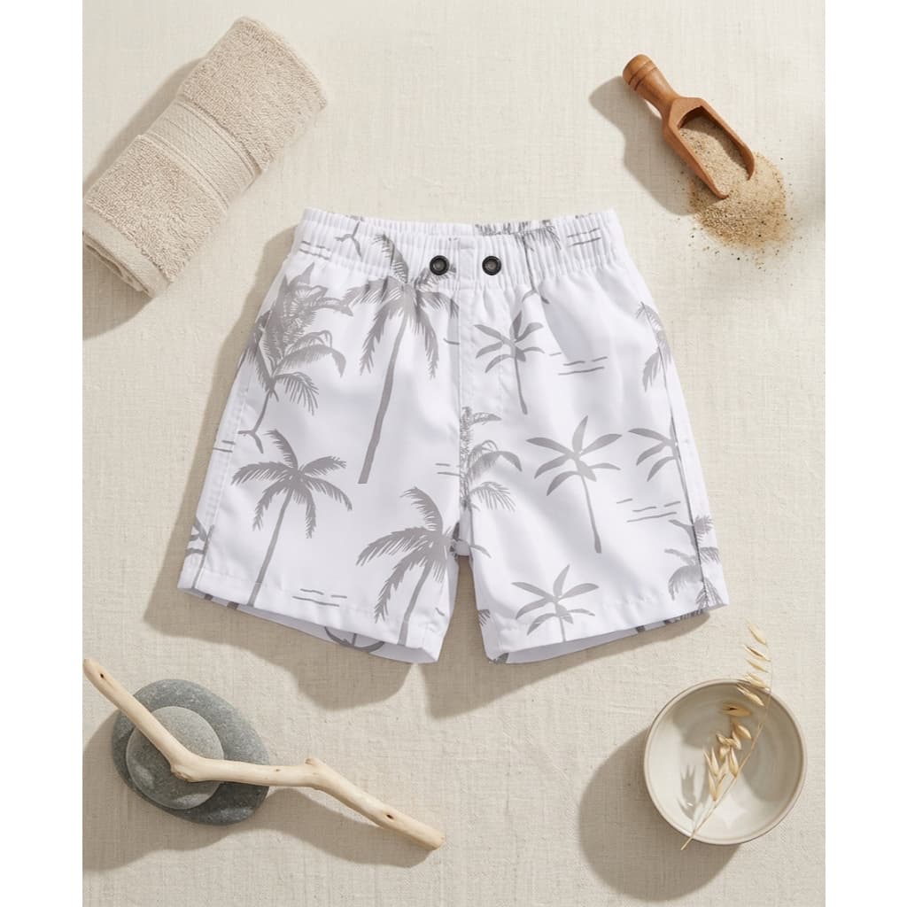 Short Infantil 2Y-16Y Tactel Grosso Masculino Mauricinho Adulto Surf Praia Piscina  Secagem Rápida   Bermuda Verão
