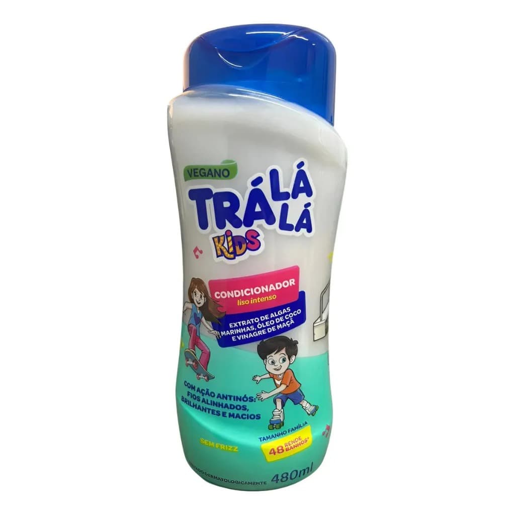 Condicionador Liso Intenso Nutrikids Trá Lá Lá 480ml