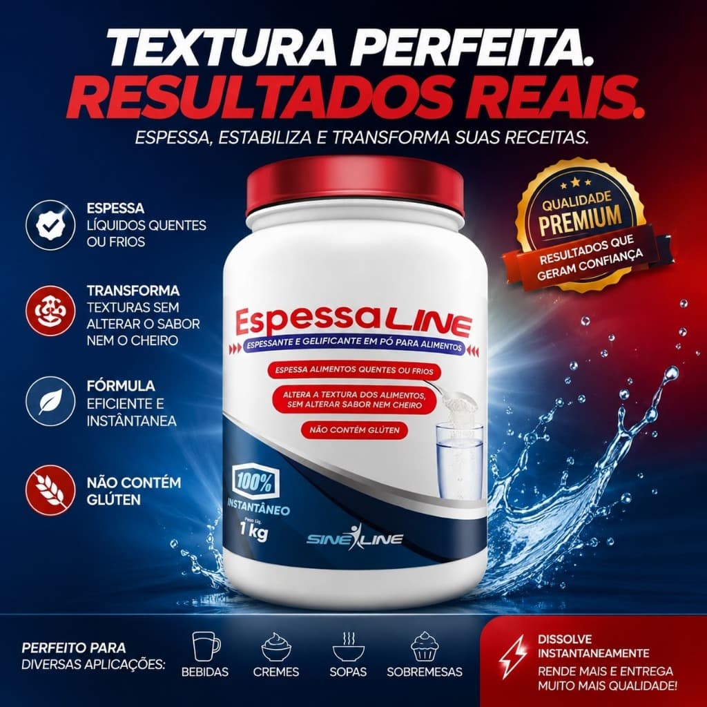 Espessante Alimentar em Pó EspessaLine 1kg