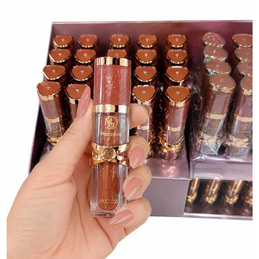 Box 24 Lip Gloss Mocallure MOC2647 Brilho Intenso Hidratante Original Revenda