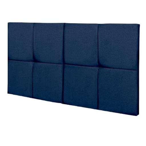 Cabeceira de Cama Box Solteiro 90 cm MÉXICO Estofada Tecido Suede - Várias Cores