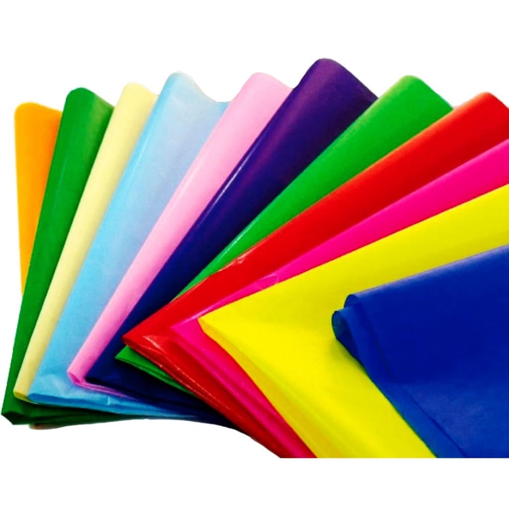 Papel de Seda 50x70 - 100 Folhas 20g Ideal para Artesanato