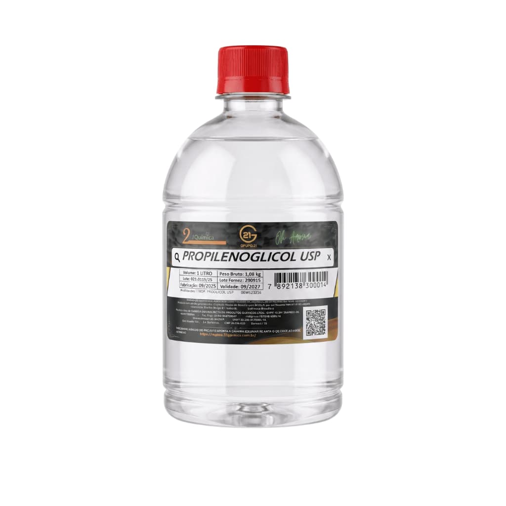 Propilenoglicol Usp - Garrafa 500ml Alimentício