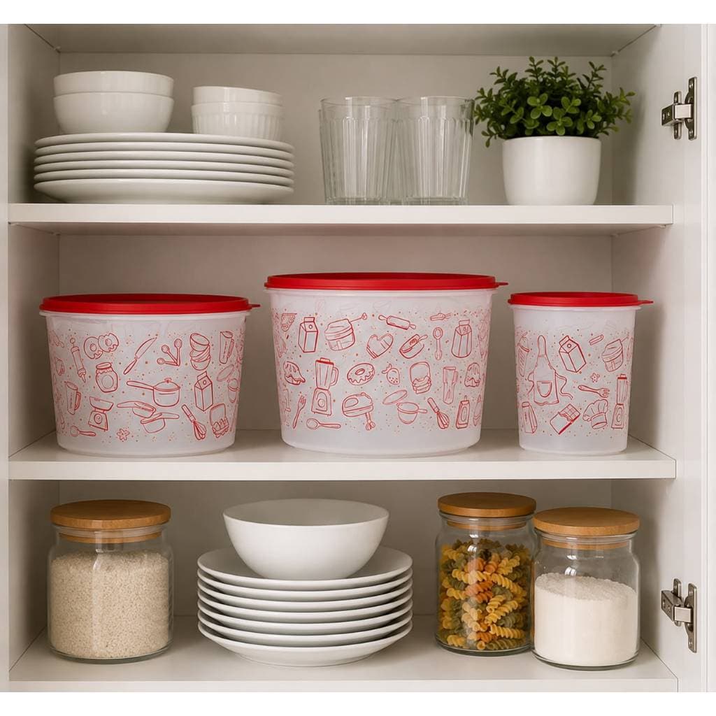 Tupper Caixas Receitas Tupperware® – Organização, Conservação e Praticidade