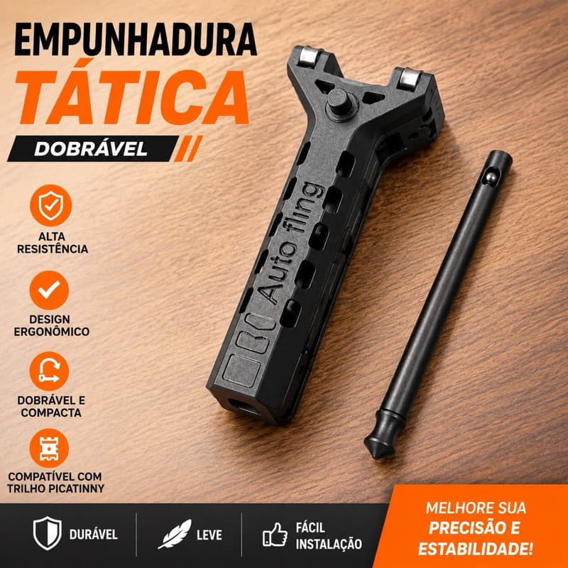 Estilingue de Carregamento Automático AutoFling GEN4 (Edição com Trava de Esfera Otimizada para Impressão 3D)