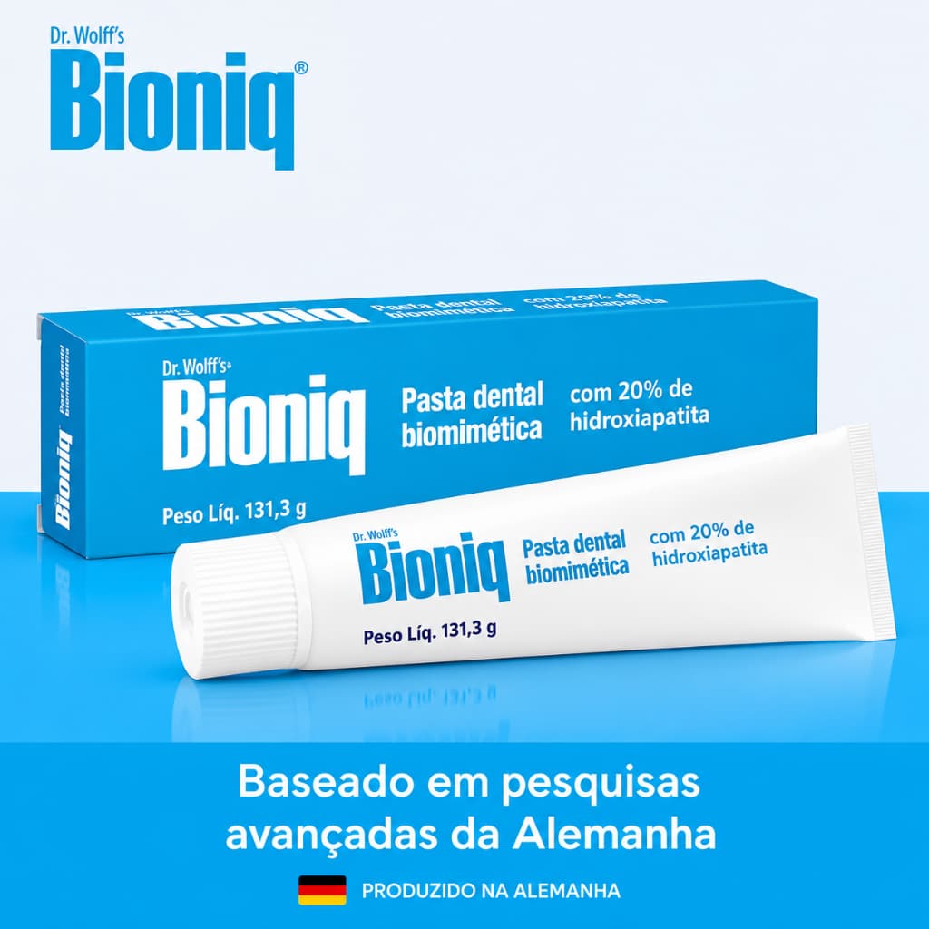 Pasta de Dente Bioniq Repair 20% Hidroxiapatita Creme Dentel Tecnologia Alemã