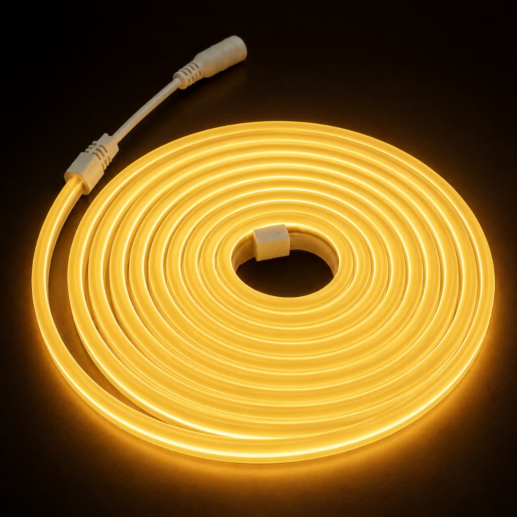 FITA NEON LED BRANCO QUENTE