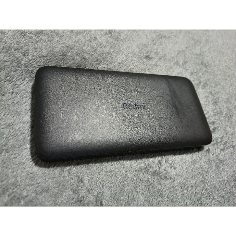 Power bank Xiaomi Redmi 10.000mAh Carregador Portátil 10000 mAh Powerbank Preto Usado Bazar Desapego