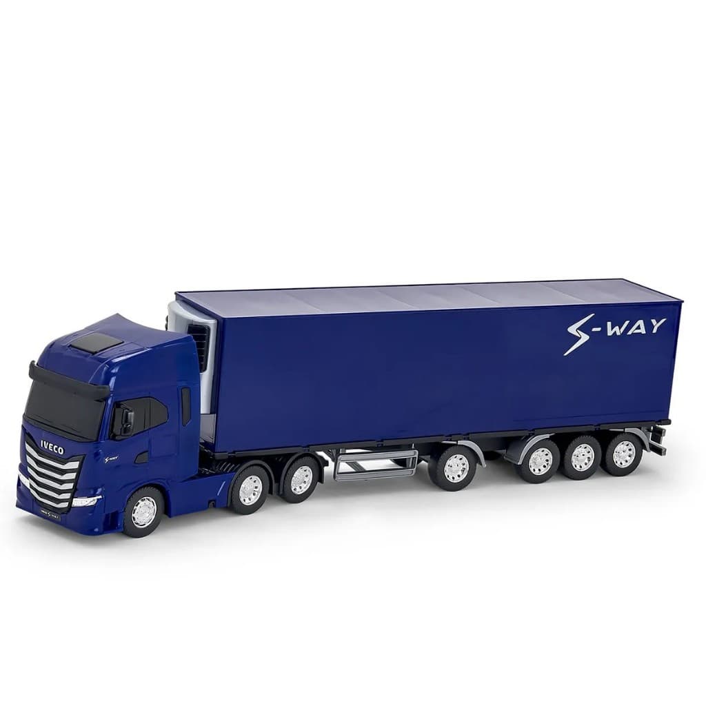 Caminhão Miniatura Iveco Carreta Baú Refrigerado S-way