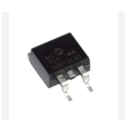 kit com 5 diodo schottky hbr10100s smd to263 10a 100v