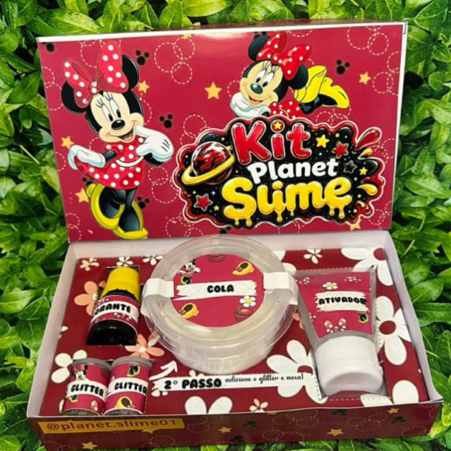 Kit Slime Minnie | Faça Seu Próprio Slime/Slime personalizado