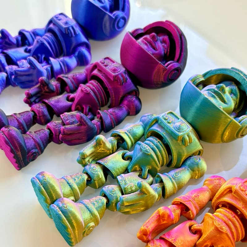 Astronauta Articulado Sensorial 3D - Brinquedo Fidget - Hiperfoco, Acalma e alivia o estresse, Foco, Autismo TDAH