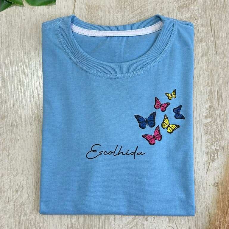 BLUSA FEMININA ELEGANTE EVAGÉLICA ESTAMPADA CAMISETA CRISTÃ MODA FEMININA BLUSINHA ALGODÃO TSHIRT