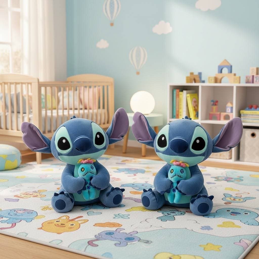 Kit 02 Pelúcias Lilo Stitch 40cm cada Disney + Xepa Scraum 15cm Oferta